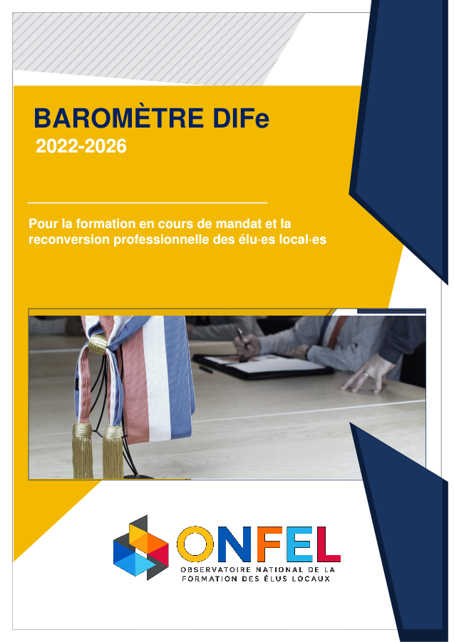 Couverture du Baromètre DIFe ONFEL 2022–2026